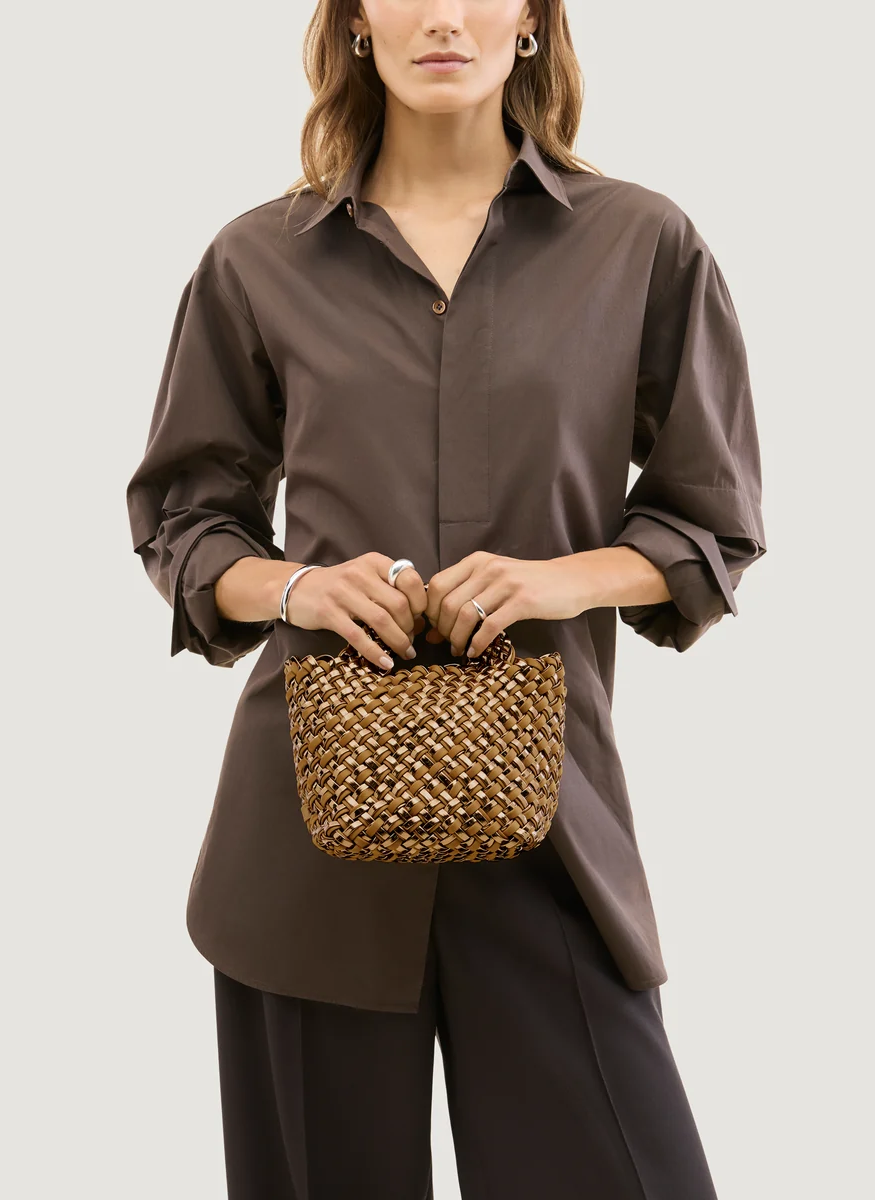 St. Barths Petit Tote Double Weave in Firenze - Naghedi
