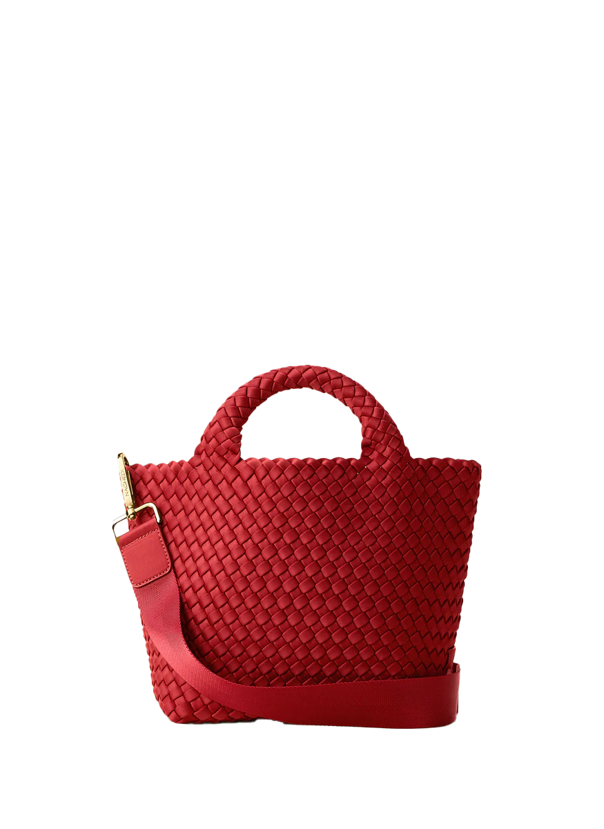 St. Barths Small Tote in Rosso - Naghedi