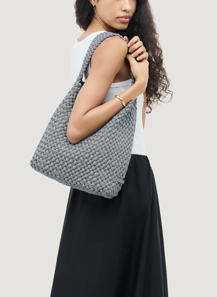 Nomad Medium Hobo Double Weave in Marina - Naghedi