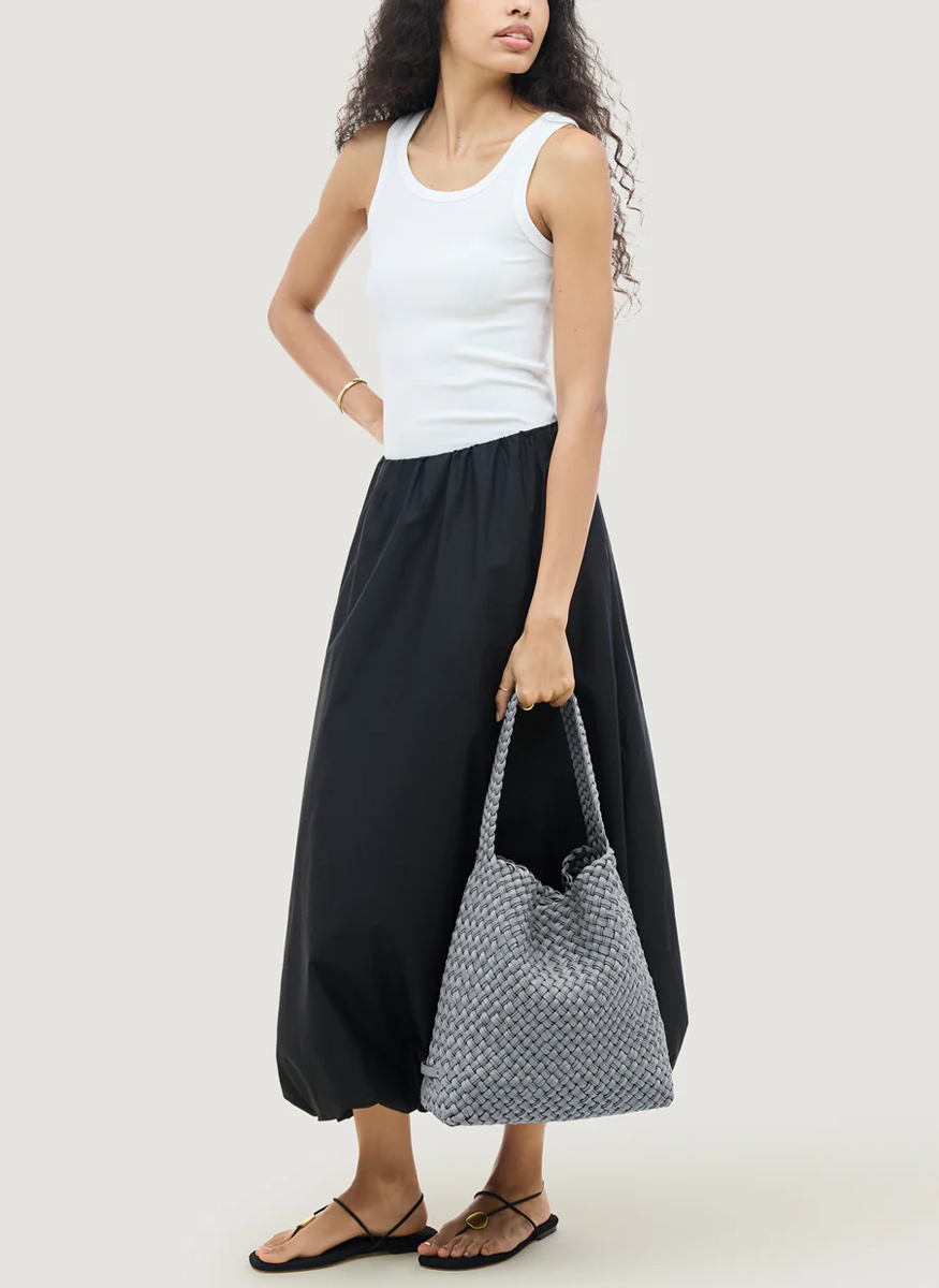 Nomad Medium Hobo Double Weave in Marina - Naghedi