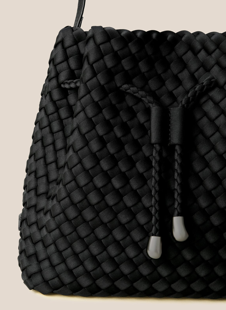 Gramercy Medium Bucket in Onyx - Naghedi