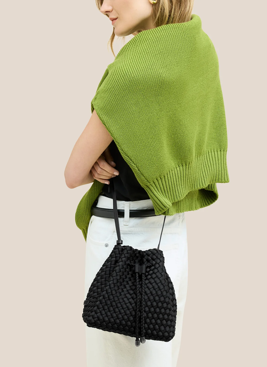 Gramercy Medium Bucket in Onyx - Naghedi