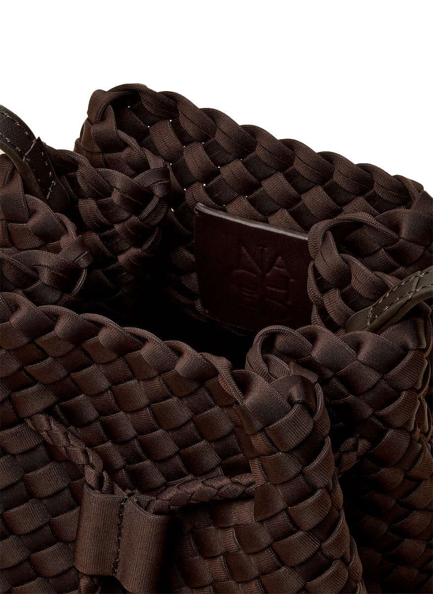 Gramercy Bucket Bag in Chocolate - Naghedi