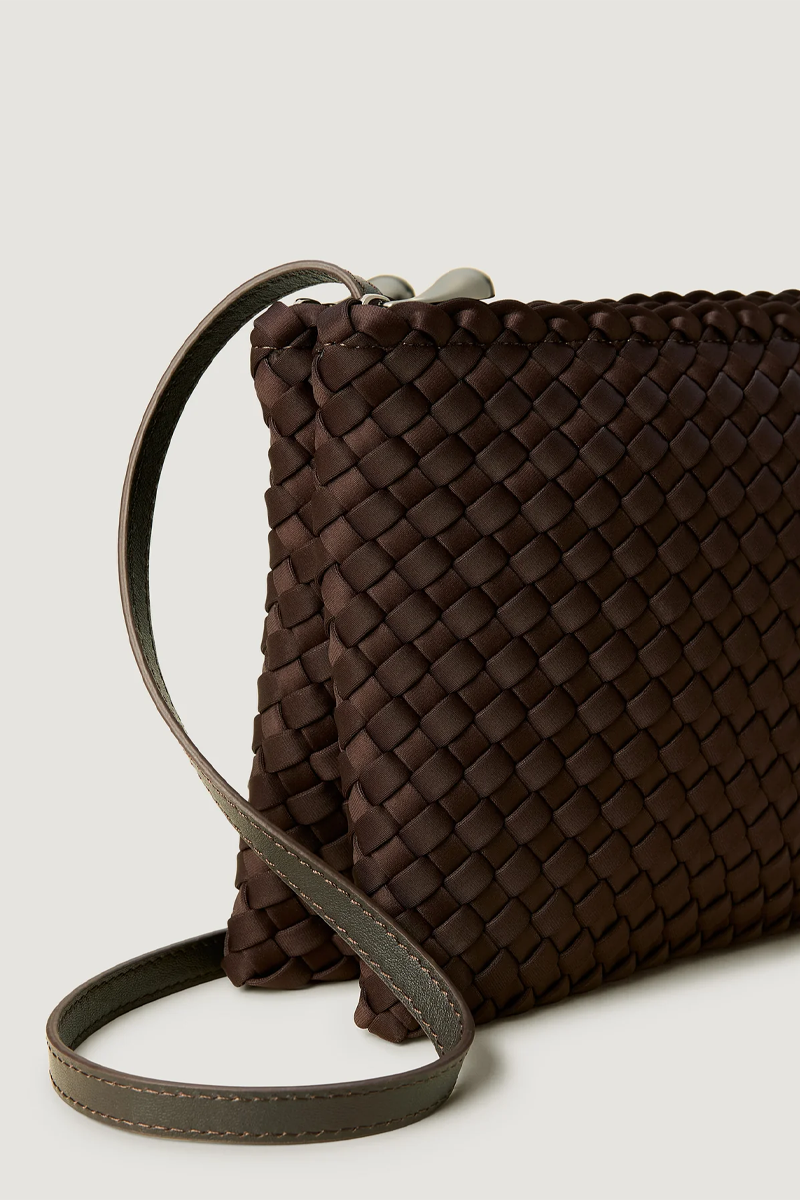 Soho Medium Envelope Crossbody in Chocolate - Naghedi