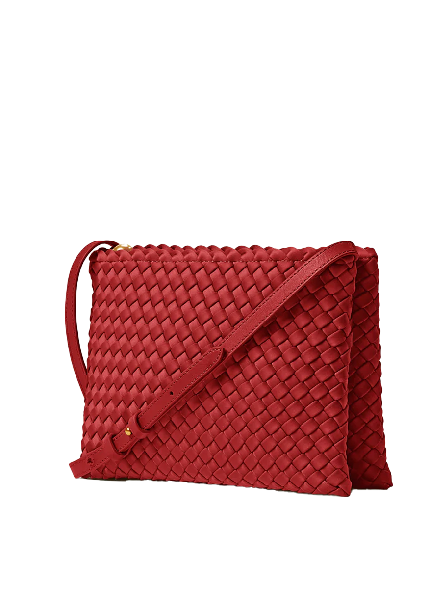 Soho Envelope Crossbody in Rosso - Naghedi