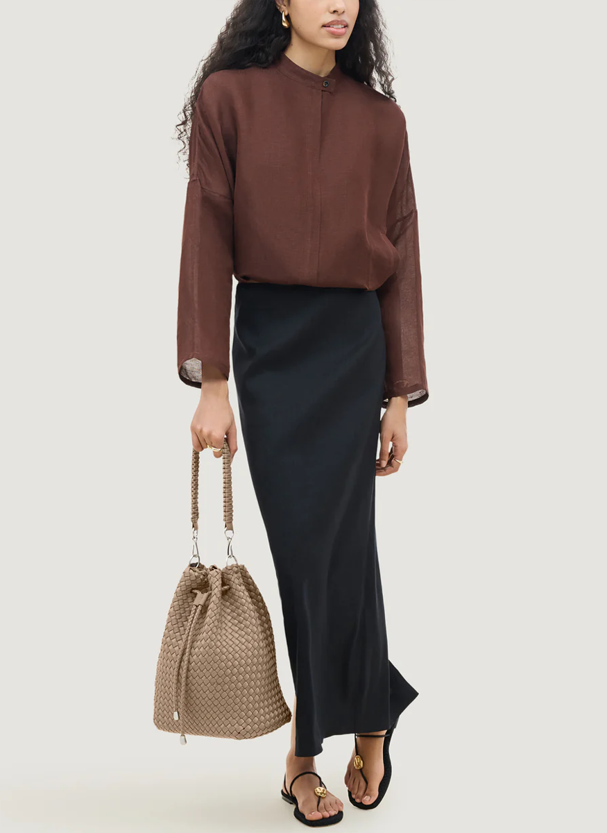 Mercer Large Bucket in Cashmere - Naghedi