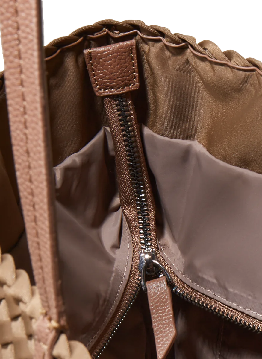 Jetsetter Small Tote in Mink - Naghedi