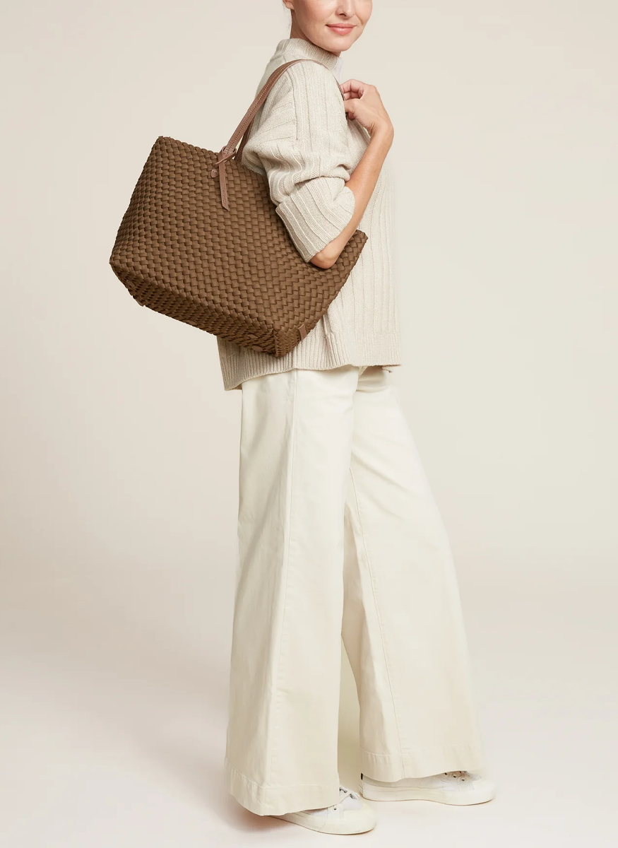 Jetsetter Small Tote in Mink - Naghedi