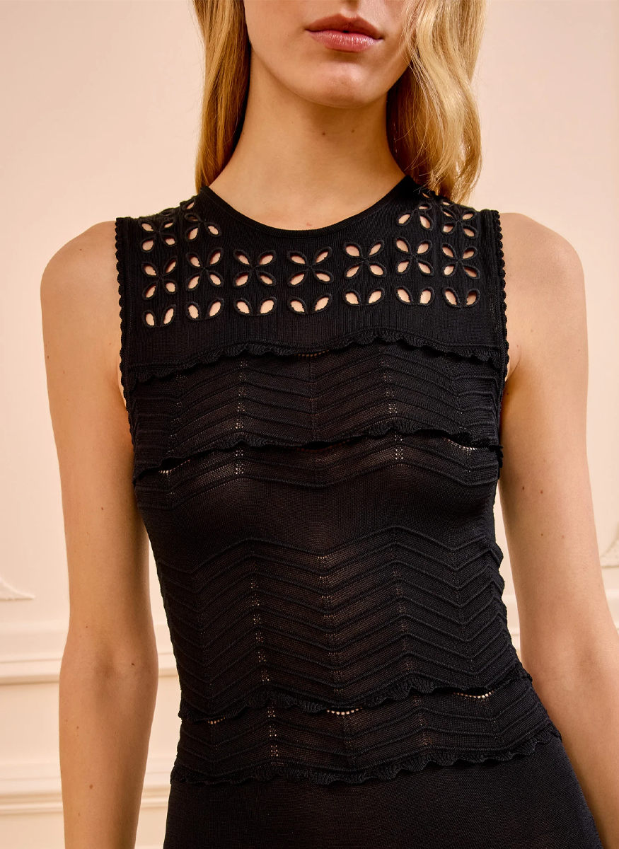 Lakshi Eyelet Knit Dress - Ulla Johnson