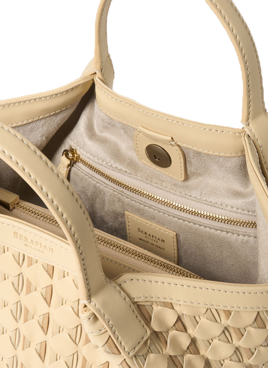 Mini Secret Bag in Ribbon Mosaico - Serapian