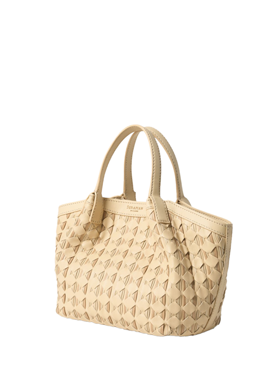 Mini Secret Bag in Ribbon Mosaico - Serapian