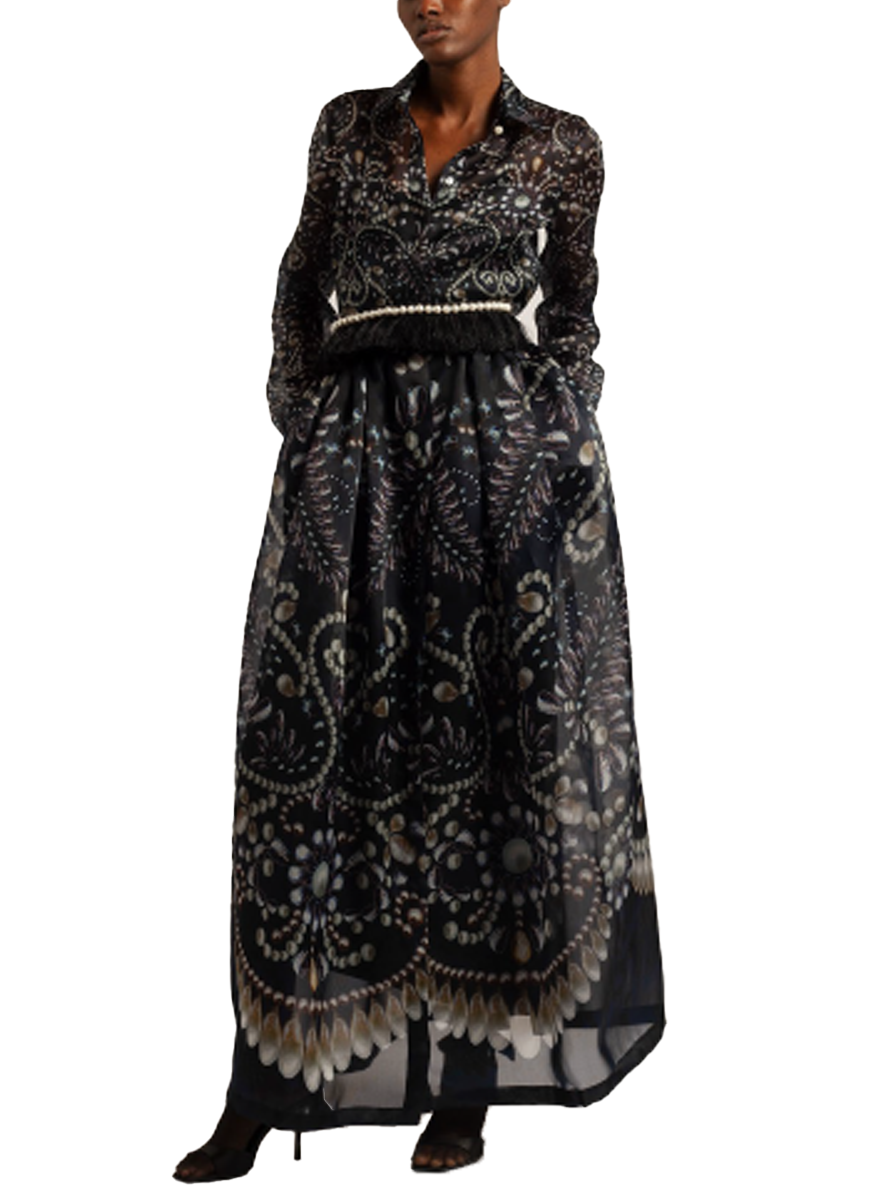 Mariaedna Dress with Pearl Belt