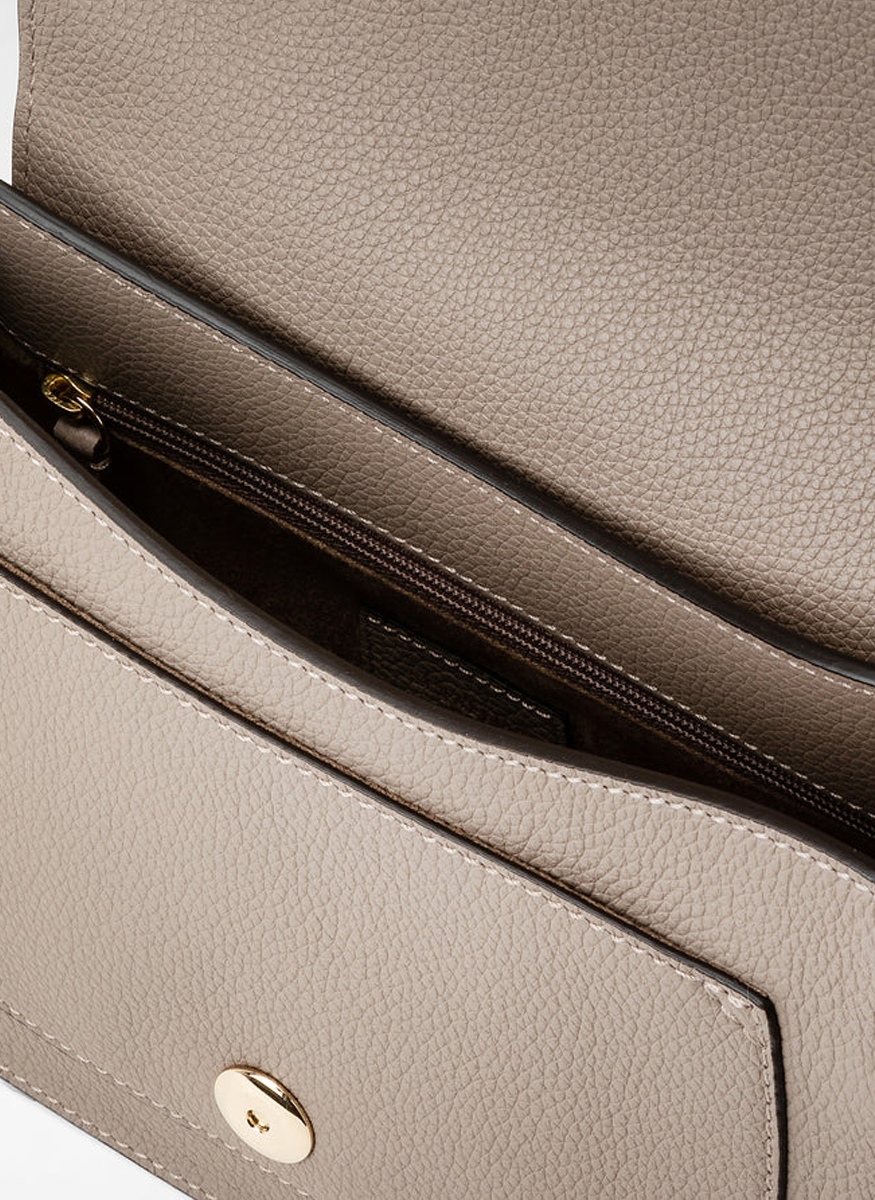 Luna Crossbody Bag in Sahara Rugiada Leather - Serapian