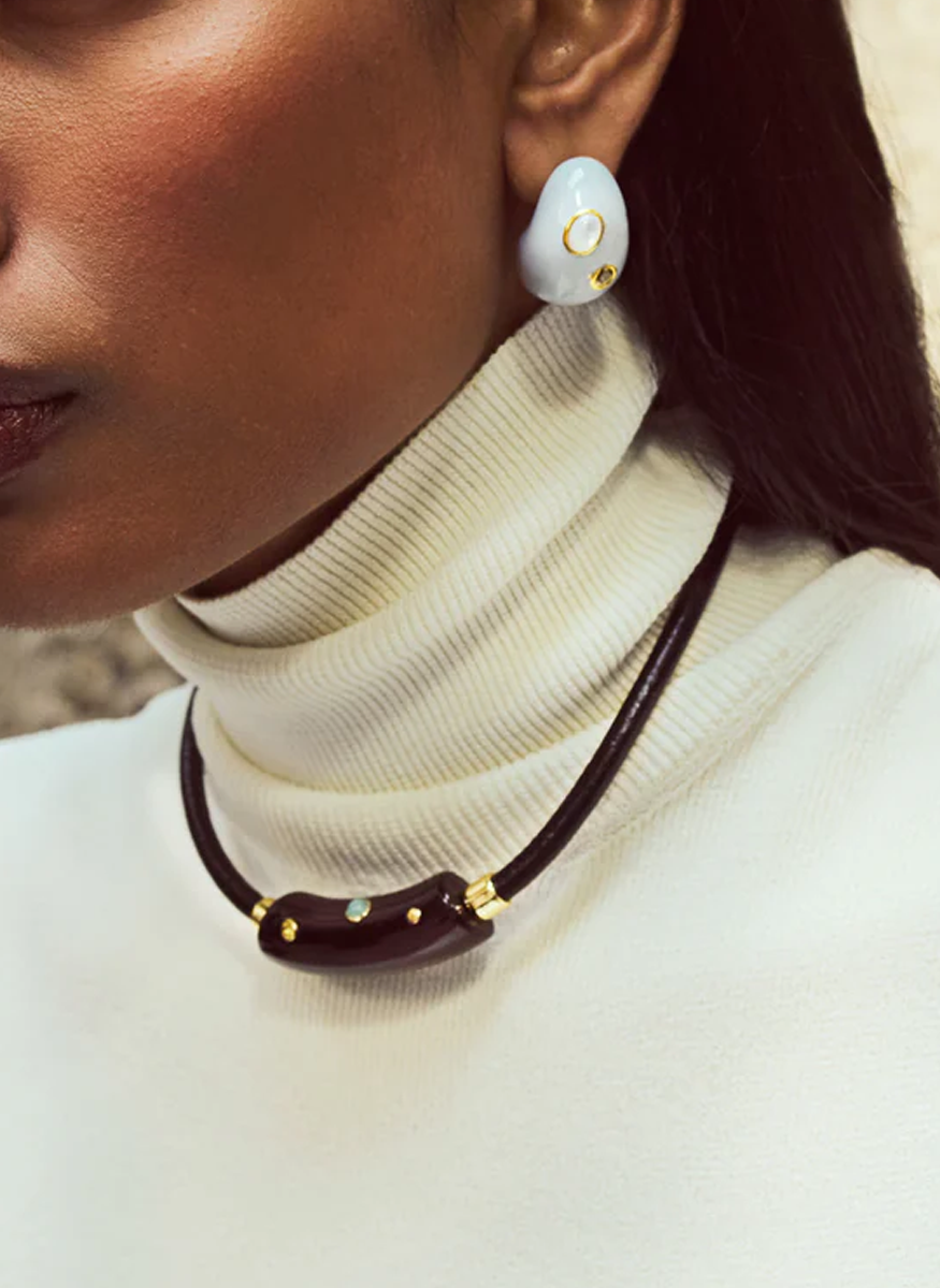 Mini Arp Earrings in Mist