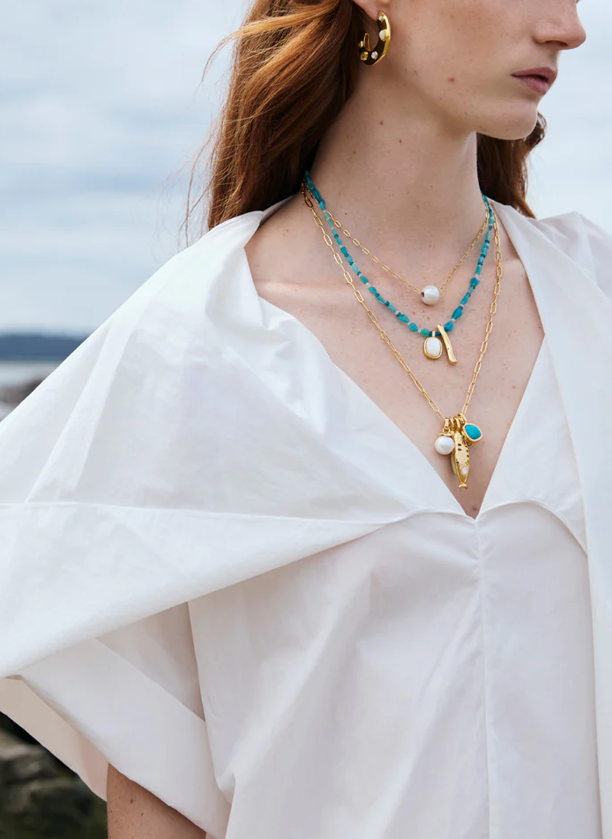 Sardina Charm Necklace - Lizzie Fortunato