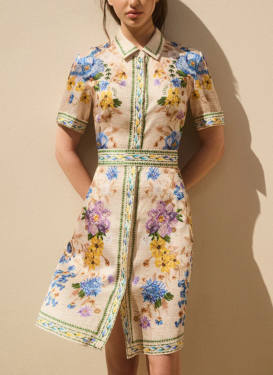 Chima Dress in Farinifera - Mary Katrantzou