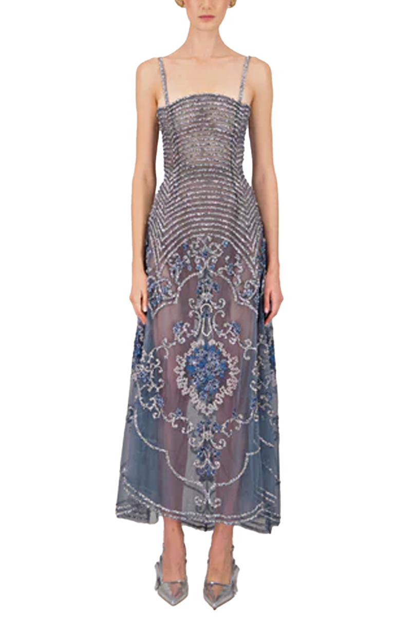 Sequin Embellished Gown
