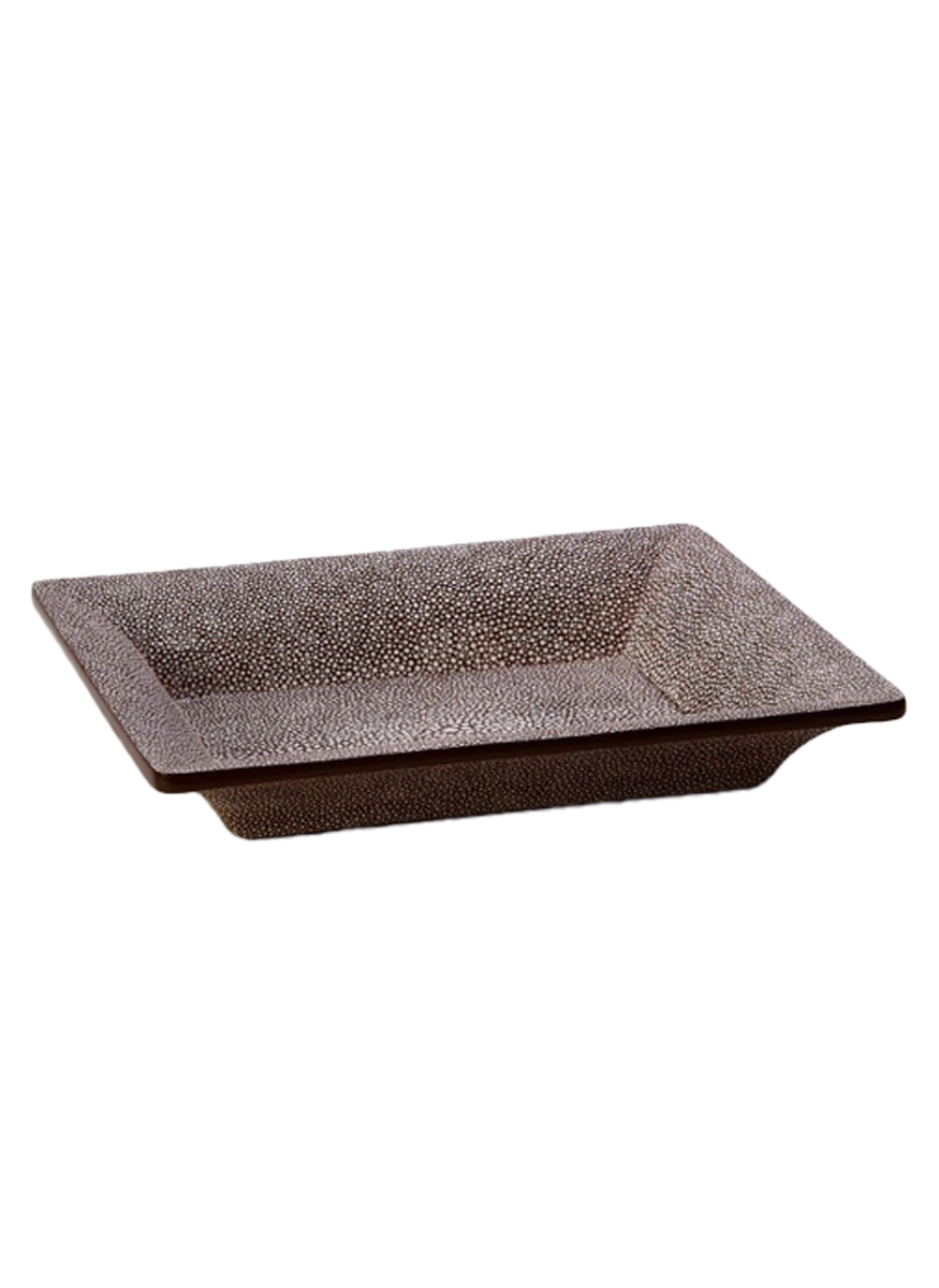 Shagreen Rectangular Vide Poche