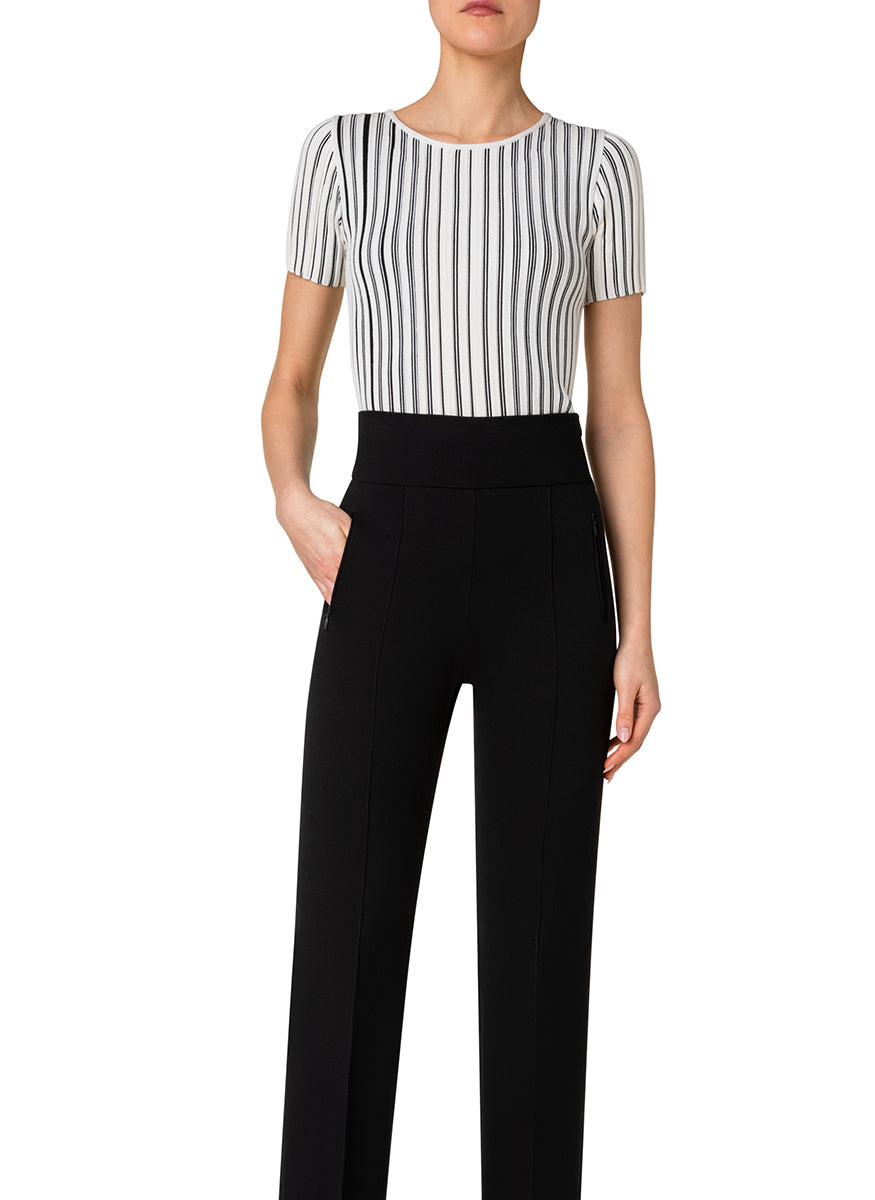 Short Sleeve Knit Pullover