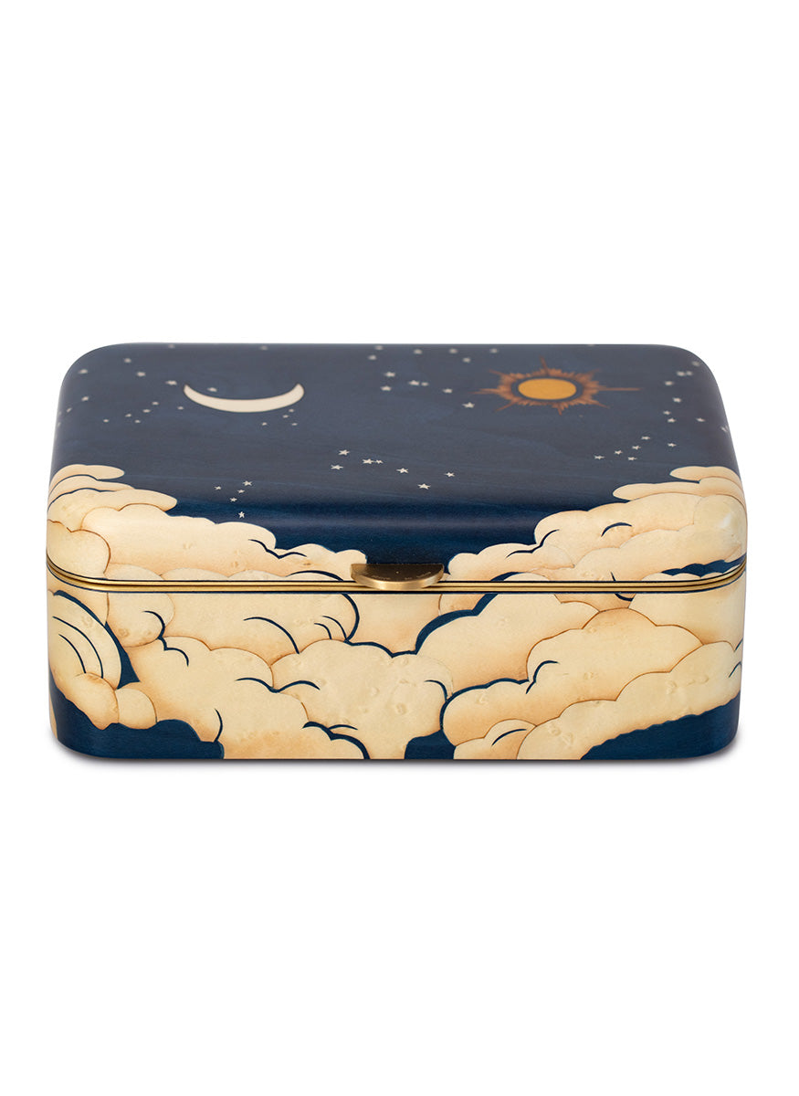 Tibetan Sky Marquetry Jewelry Box