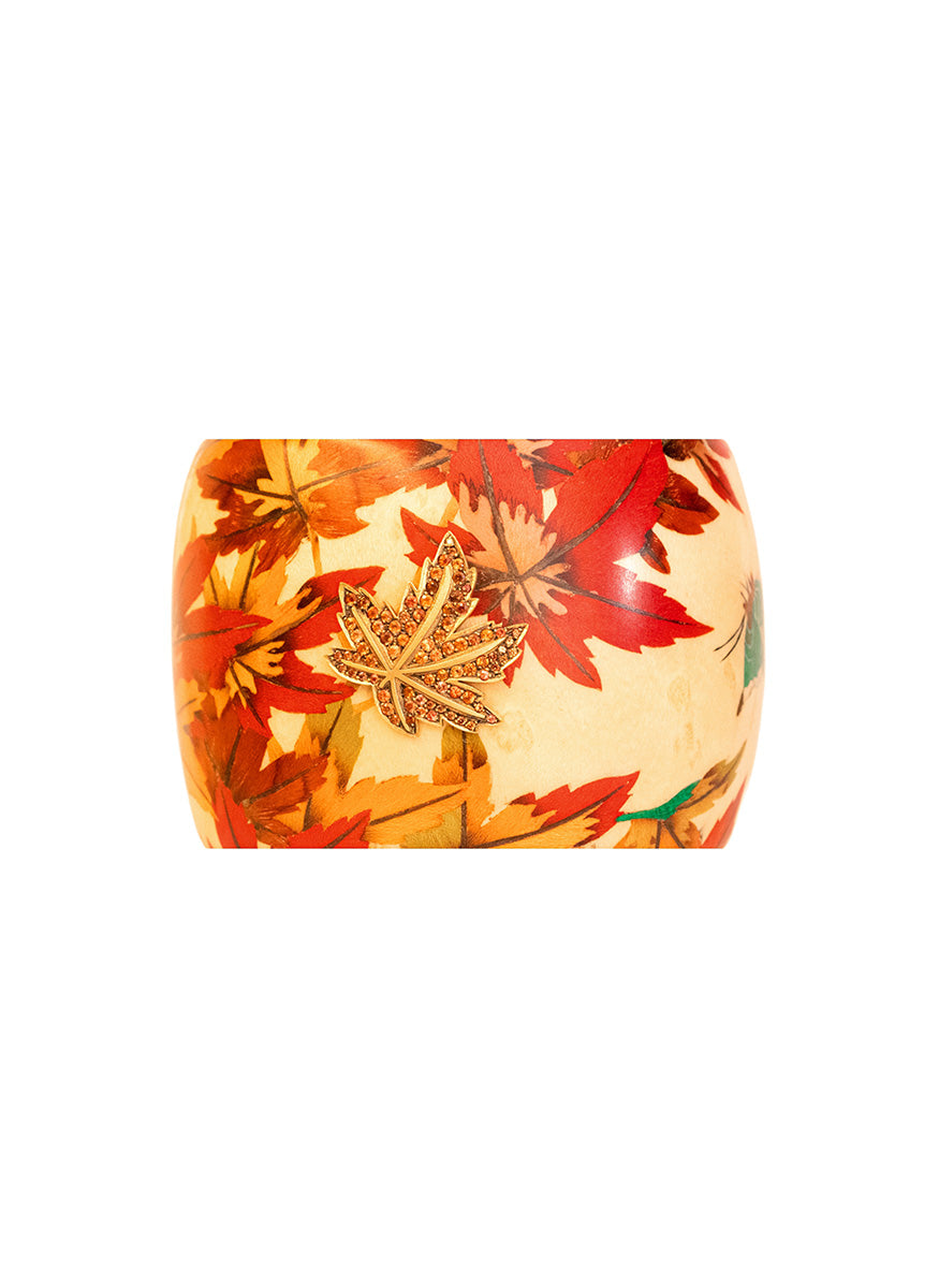 Momji Wide Marquetry Cuff
