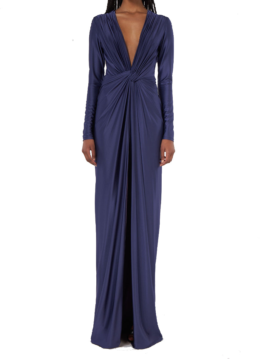 Swanson Long Sleeve Jersey Gown