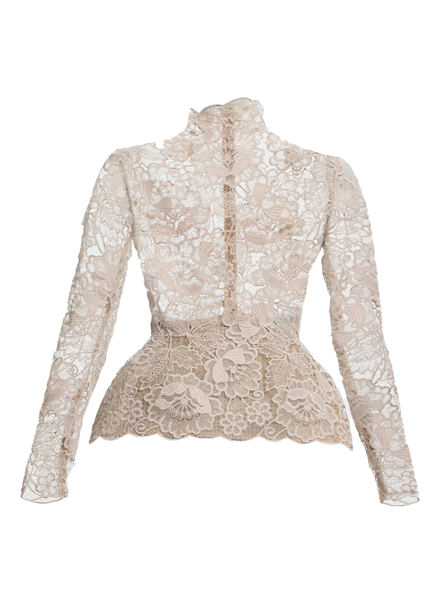 Guipure Lace Corset - Elie Saab