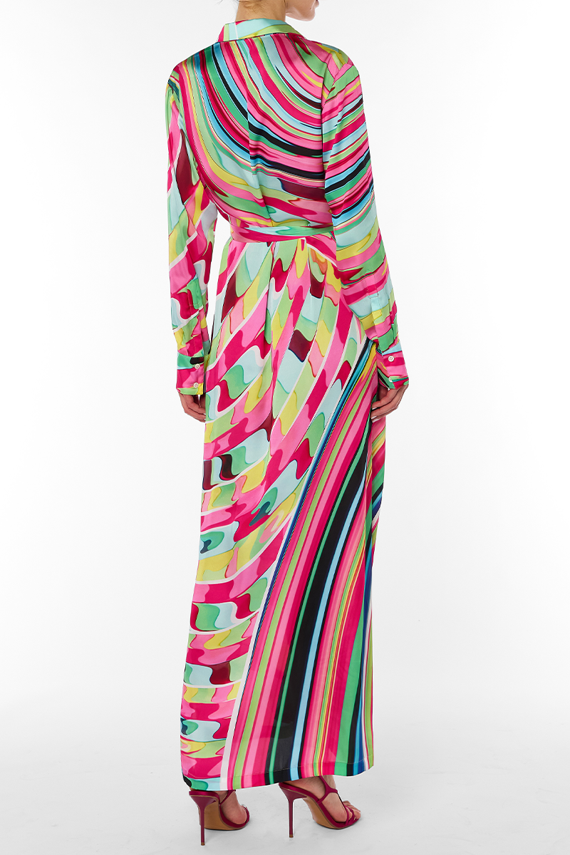 Torino Dress in Reticello Rainbow - Mary Katrantzou