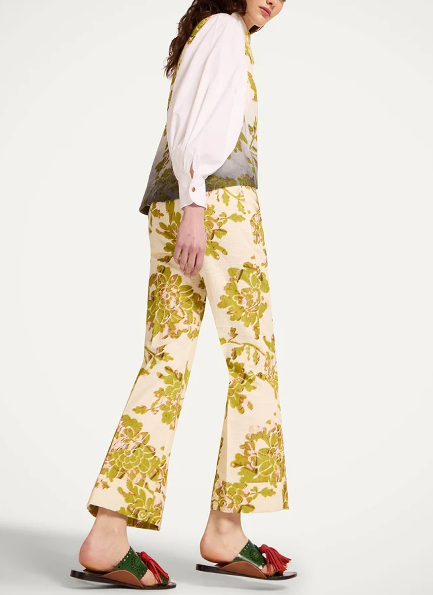 Hendrix Pant in Oasis Green - La DoubleJ