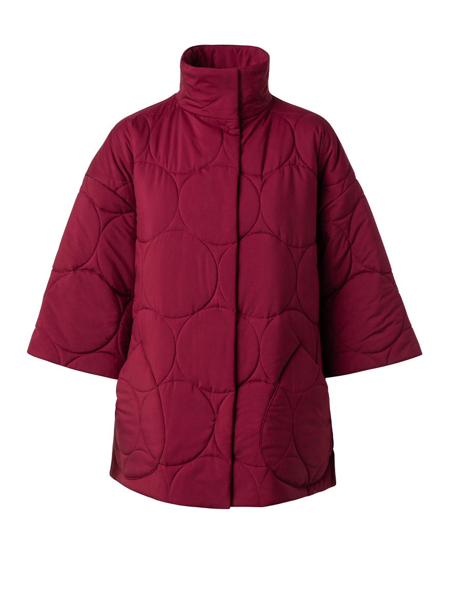 Techno Quilt Egg Shape Coat