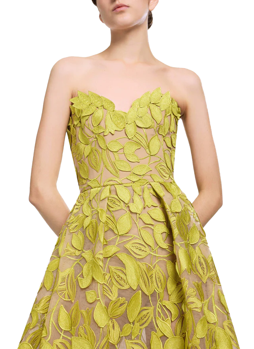 Tulle Embroidered Gown - Elie Saab