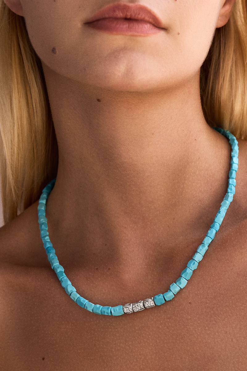Turquoise Nugget Necklace