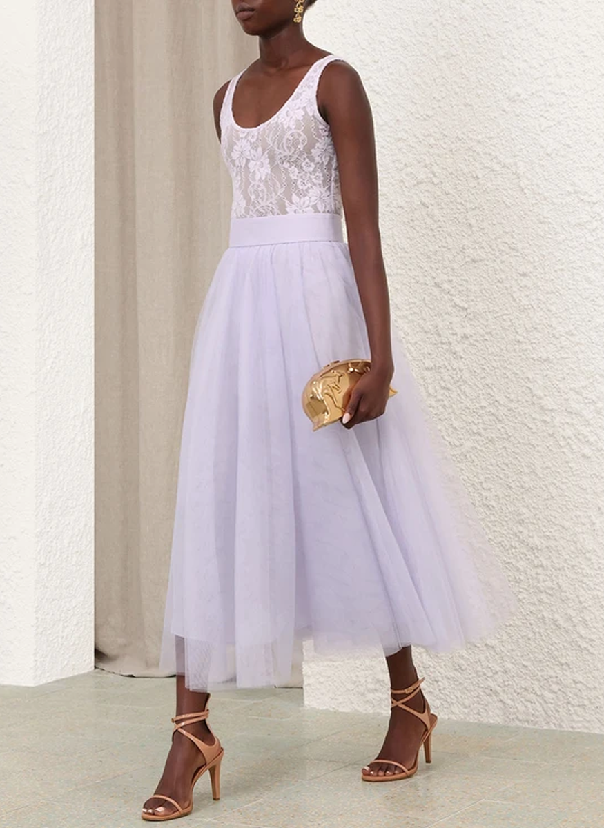 Tulle Midi Skirt - Zimmermann