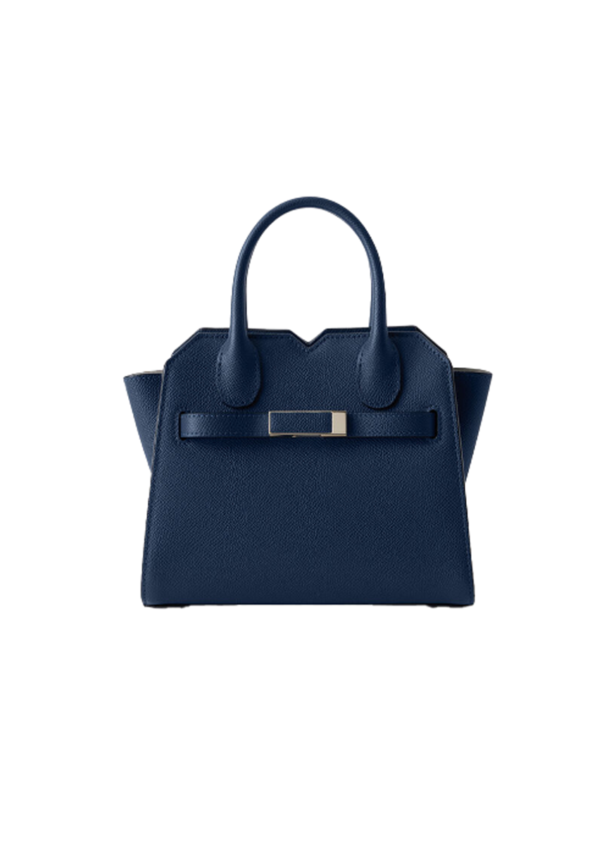 Milano Crossbody Micro Bag in Sapphire Blue