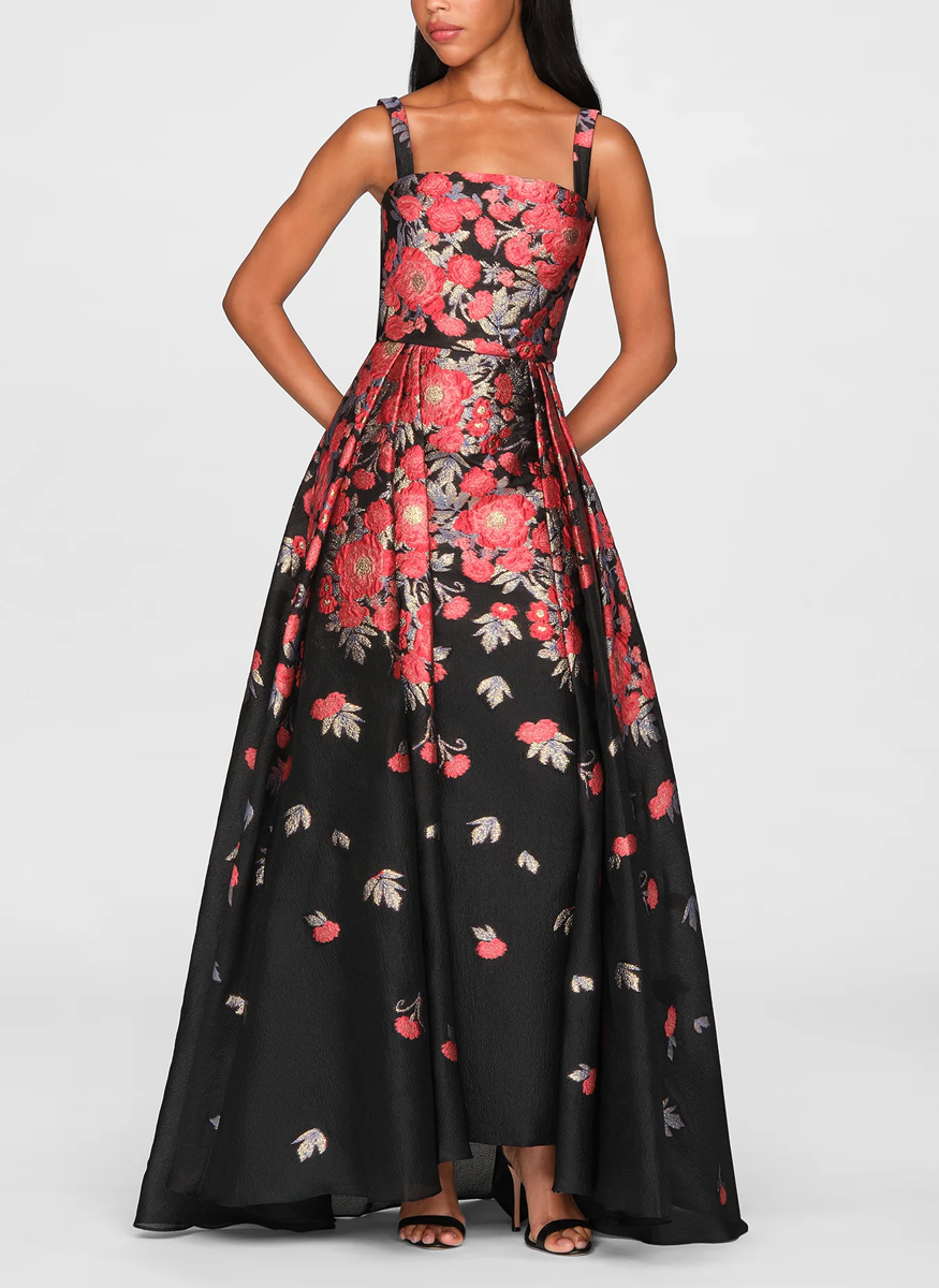 Ginevra Jacquard Gown - THEIA