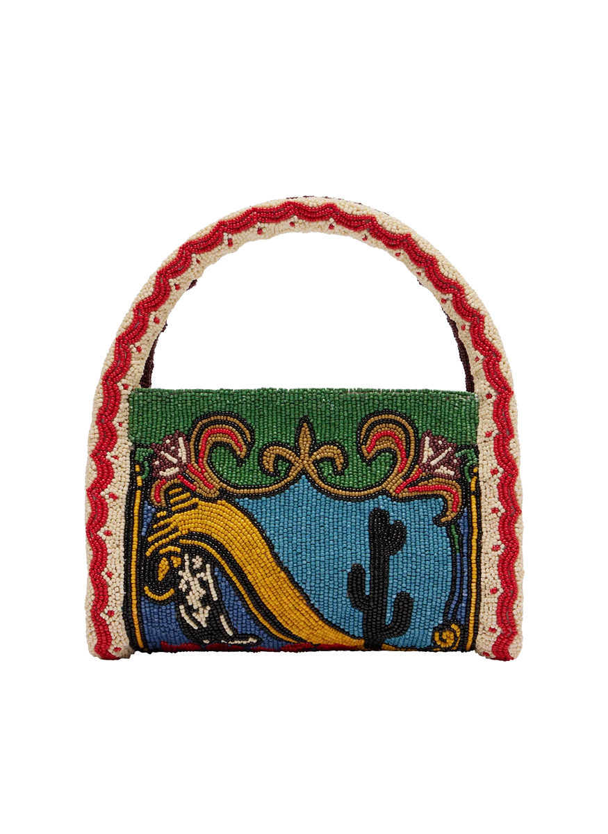 Ace Beaded Barrel Bag - Alémais