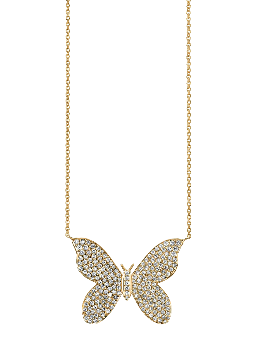 Large Butterfly Necklace