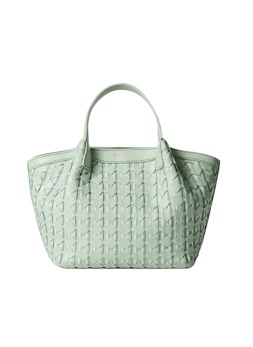 Mini Secret Masaico Bag in Aqua - Serapian