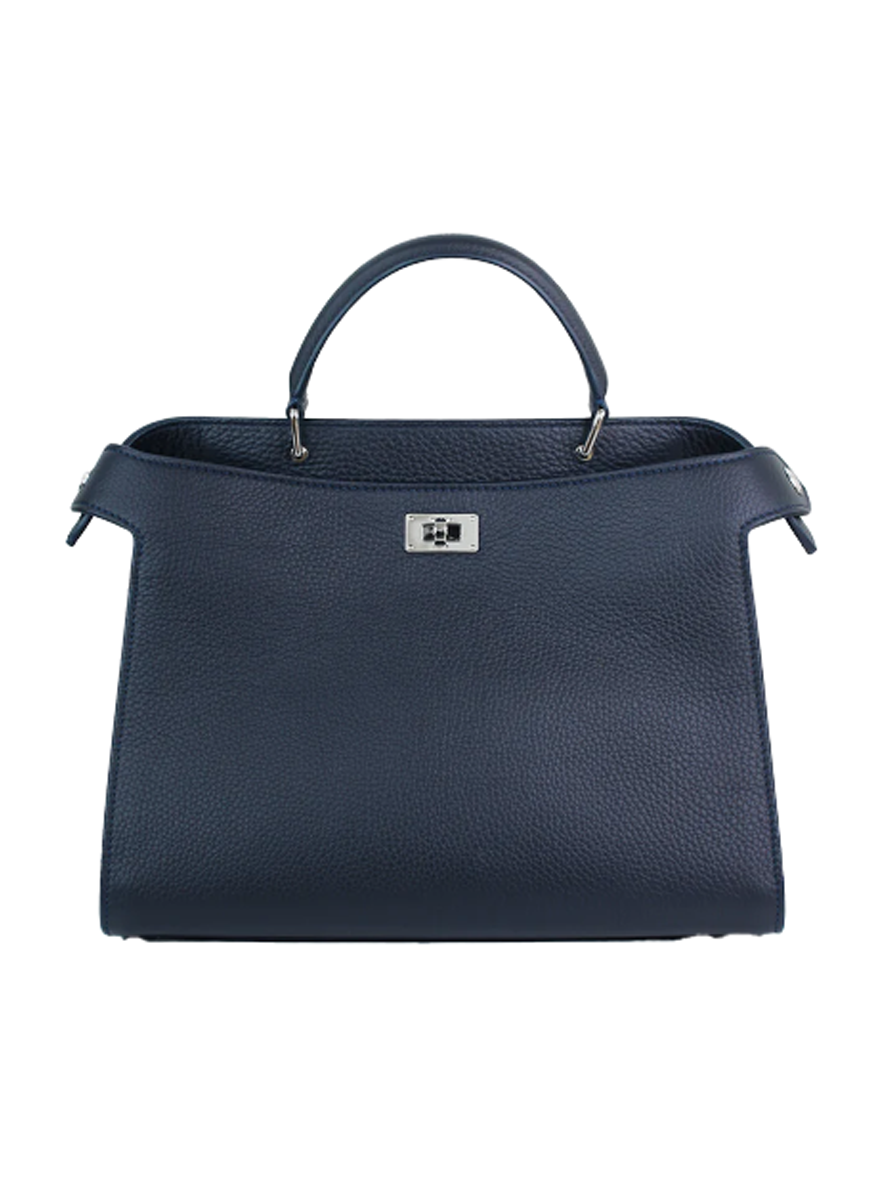 Lutece Pm Top-Handle Bag in Navy