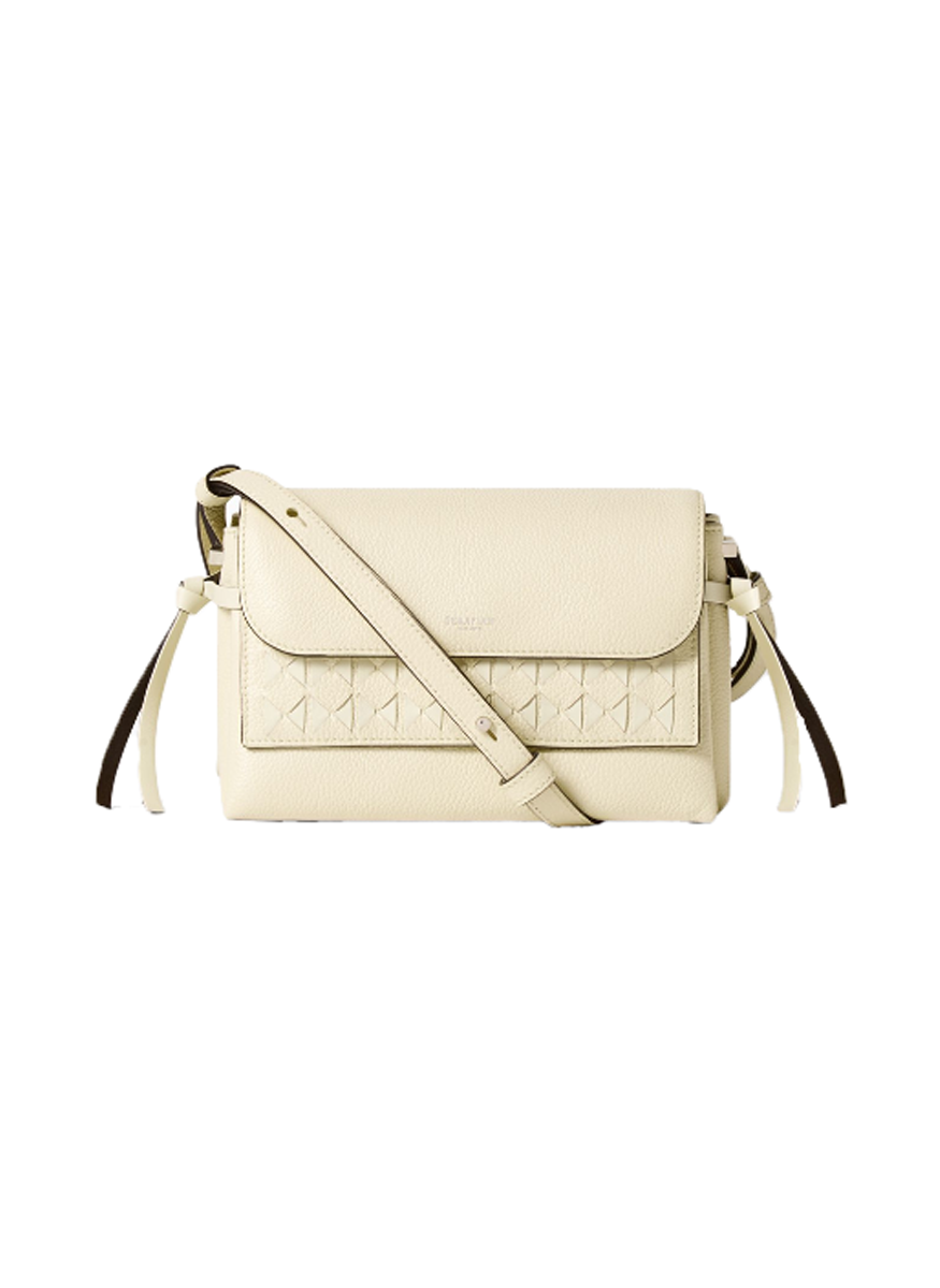 Maro Crossbody Bag in Cachemire Leather and Mosaico