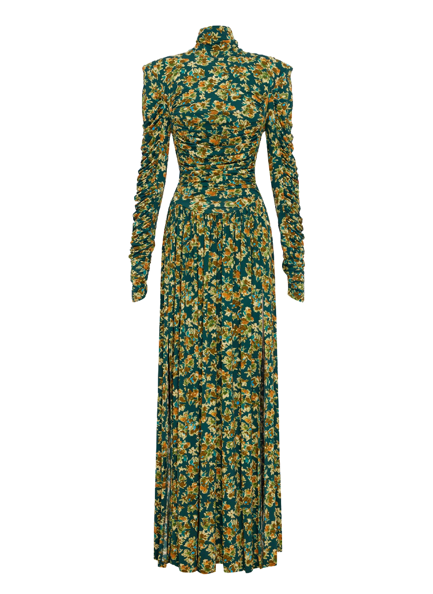 Clem Ruched Midi Dress - Alémais