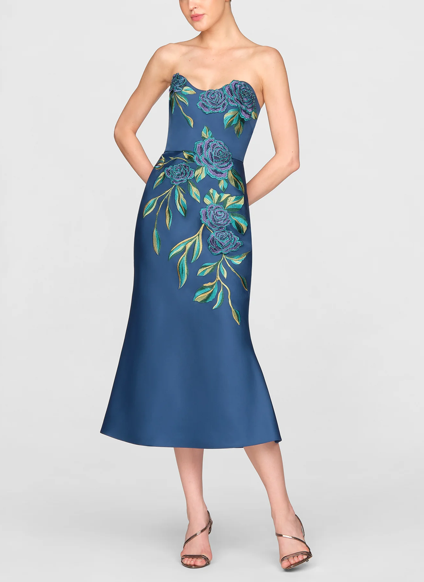 Emmeline Embroidered Dress - THEIA