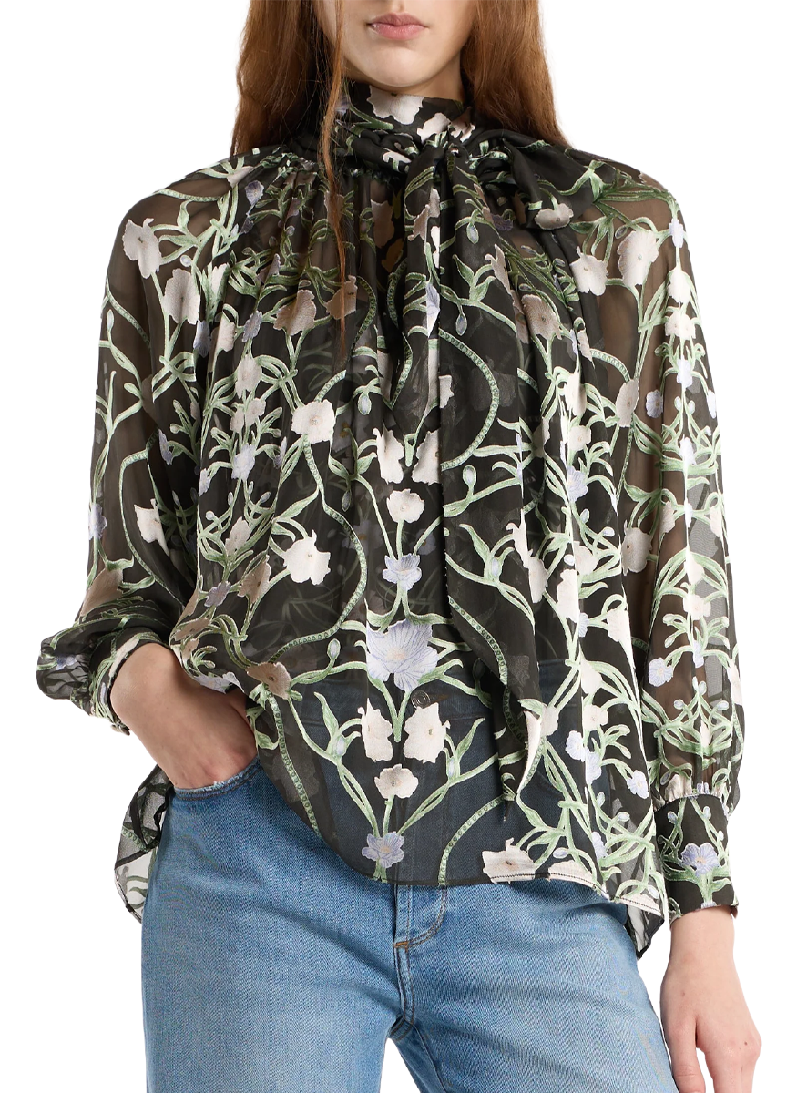 Beatrice Blouse in Winter Orchid - Christy Lynn
