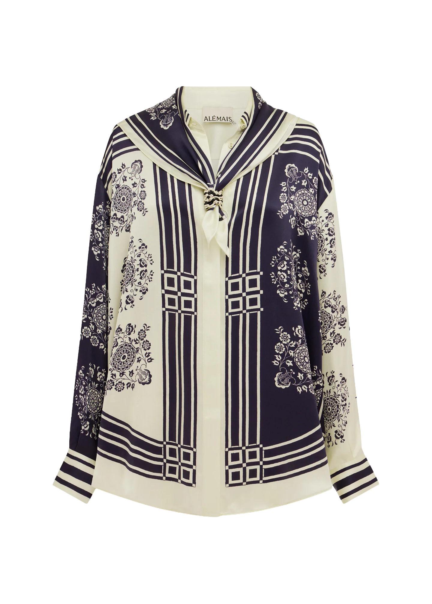Banderra Scarf Silk Shirt