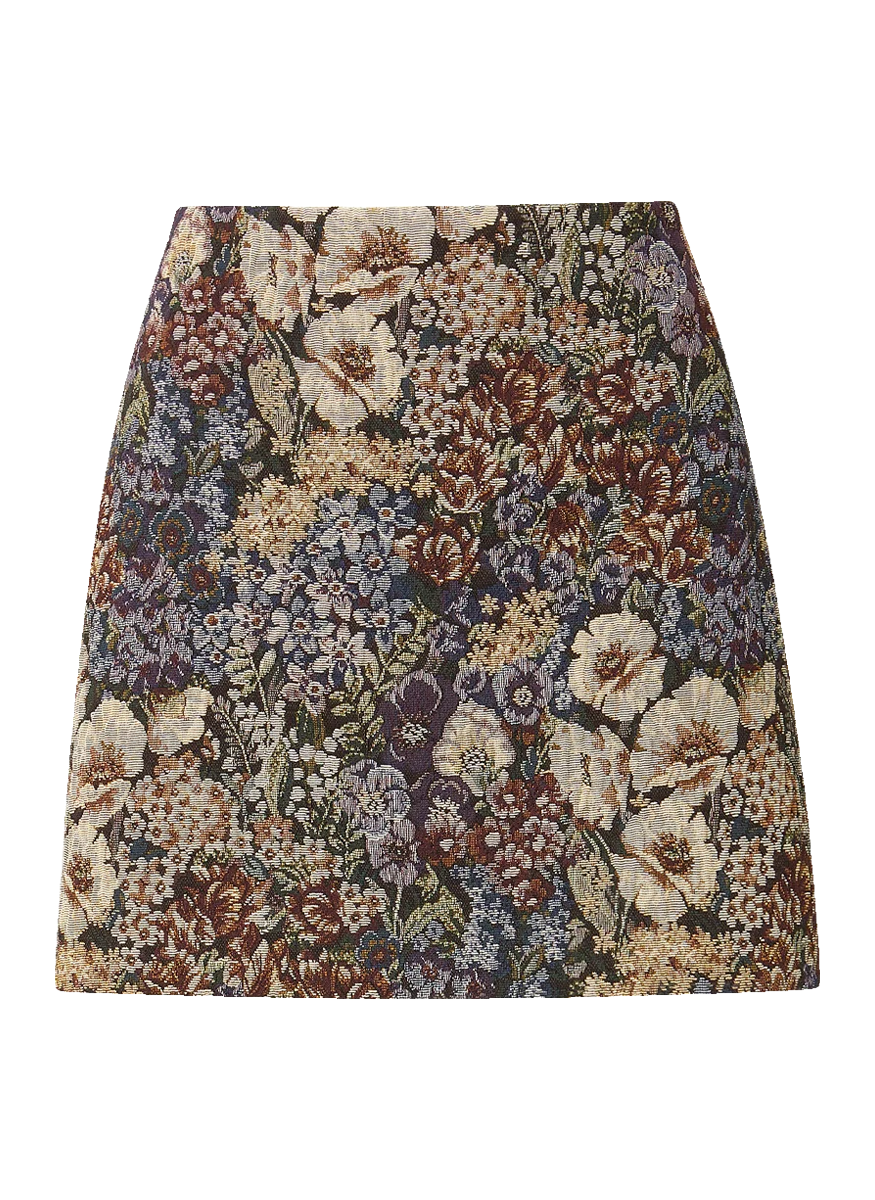 Ohemia Brocade Mini Skirt - Veronica Beard