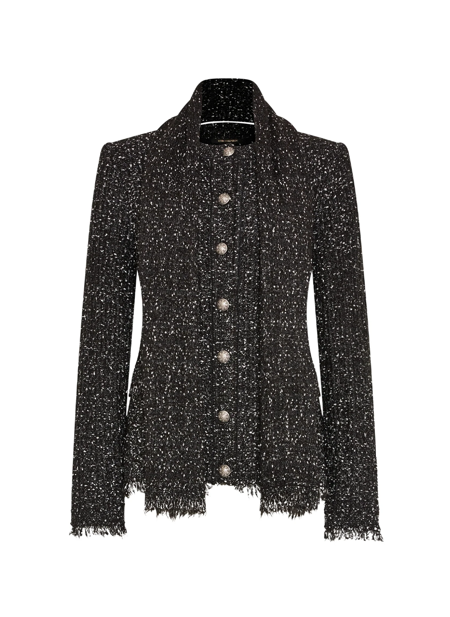 Faye Tweed Sweater Cardigan - Kobi Halperin