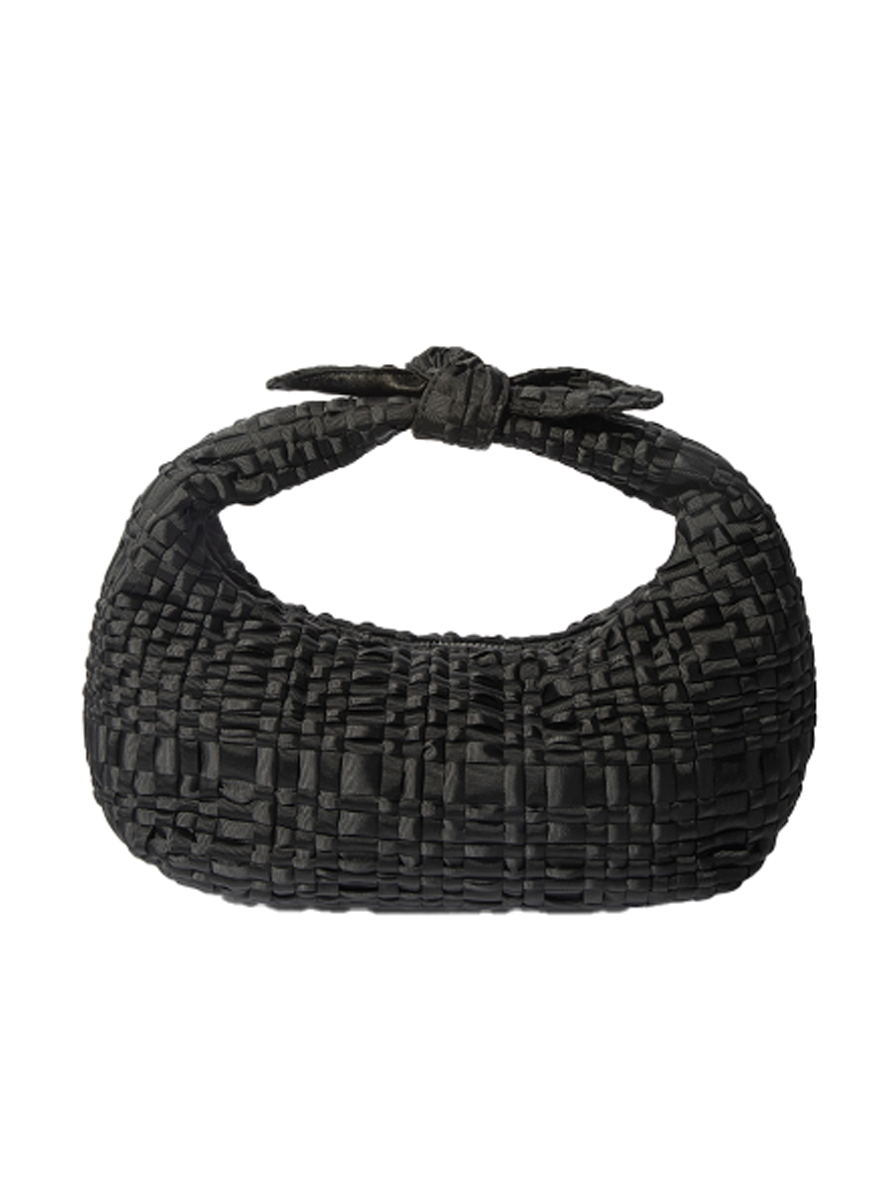 Rebirth Bow Hobo Ribbon Top Handle Bag