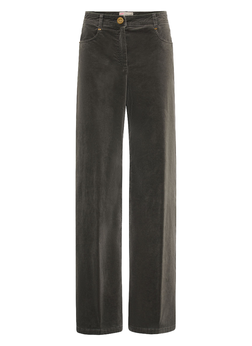 Velvet Wide Leg Jean - Maison Common