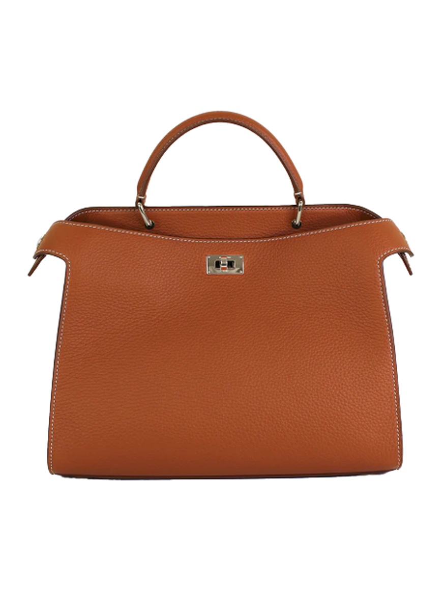 Lutece Pm Top-Handle Bag in Gold