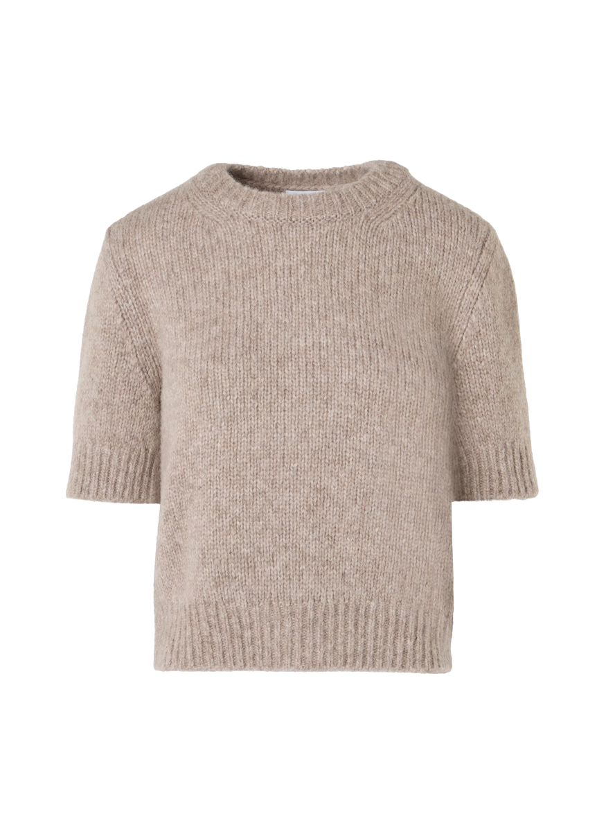 Alpaca Crewneck Knit Sweater - Akris Punto